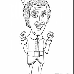 The Highest Standard Boy Elf On Shelf Coloring Pages At Free Buddy Movie Printable Christmas Print Outline