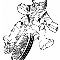 Exceptional Free Printable Dirt Bike Coloring Pages Bikes Kids Print Simple To For Preschoolers