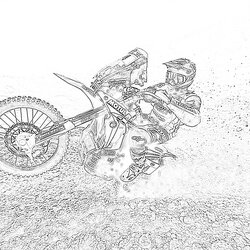 High Quality Free Dirt Bike Coloring Pages For Kids Save Print Enjoy Page
