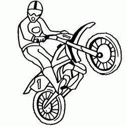 Superior Get This Preschool Dirt Bike Coloring Pages To Print Motocross Sketch Fit