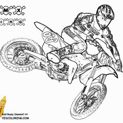 Get This For Toddlers Dirt Bike Coloring Pages Online Free Print