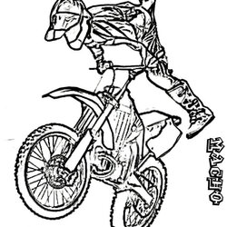 The Highest Quality Cool Dirt Bike Coloring Page Free Printable Pages For Kids