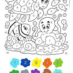 Coloring Page Color By Number Free Pages