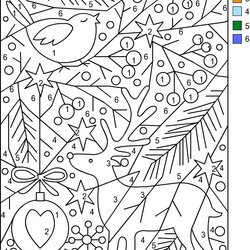 Eminent Free Coloring Pages Color By Number Nicole Numbers Printable Adult Sheet Print Winter Big