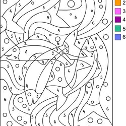 Magnificent Free Coloring Pages Color By Number Nicole Numbers Colouring Kids Print Activity Hard