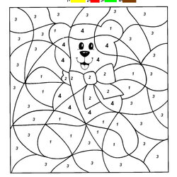 Terrific Inspiration Image Of Printable Number Coloring Pages Color Sheets