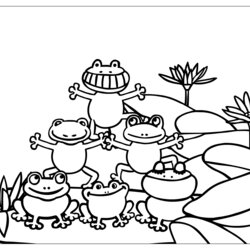 Sublime Free Printable Frog Coloring Pages For Kids