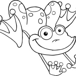 Marvelous Free Printable Frog Coloring Pages For Kids Frogs Of