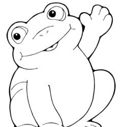 Great Frog Coloring Pages To Print Cute