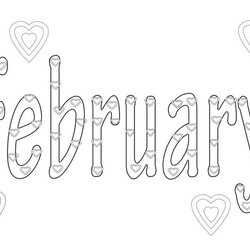 Outstanding February Coloring Page Free Printable Pages For Kids