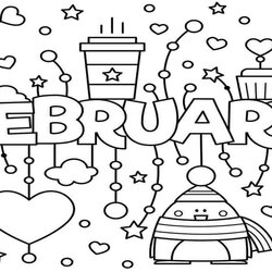 February Coloring Page Free Printable Pages For Kids