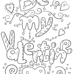Smashing February Coloring Pages Best For Kids Valentine Valentines Printable Sheets Colouring Drawing Choose