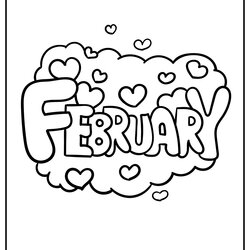 Legit February Coloring Pages