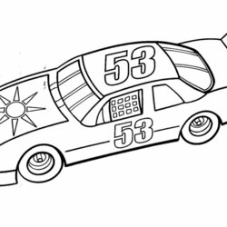 Tremendous Coloring Pages For Kids Home Dale Earnhardt Print Car Gordon Jeff Jr Color Joey Printable Race