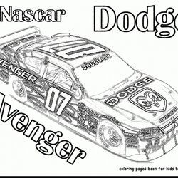 Out Of This World Get Free Printable Coloring Pages For Children Dodge Car Race Avenger Kids Cars Print