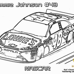 Preeminent Get This Coloring Pages To Print For Kids Car Johnson Cars Jimmie Printable Kyle Drawing Race