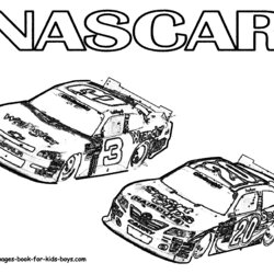 Worthy Coloring Pages To Download And Print For Free Car Dale Earnhardt Race Jr Cars Drawing Kids Joey Busch