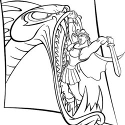 Great Hercules Coloring Pages Color