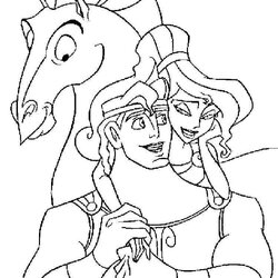 Magnificent Hercules Coloring Pages