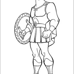 Cool The Legend Of Hercules Coloring Pages Printable Color Cl