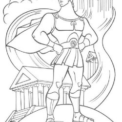 Terrific Free Printable Hercules Coloring Pages For Kids