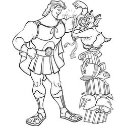 Sterling Hercules Coloring Pages To Download And Print For Free Disney Printable Kids Drawing Colouring Meg