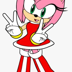 Amy Sonic Coloring Pages Heroes Sketch