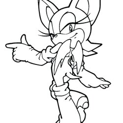 Capital Sonic Amy Coloring Pages At Free Download Hedgehog Printable Tails Rouge Bat Color Knuckles Boom Kids