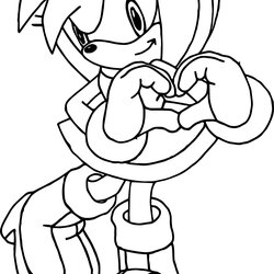 Smashing Sonic The Hedgehog Coloring Pages Amy Not Huge Log Book Pictures