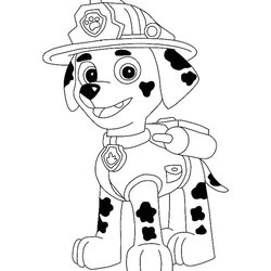 Superior Paw Patrol Marshall Coloring Pages Free Printable Sheets Print