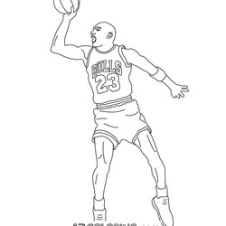 High Quality Michael Jordan Coloring Pages At Free Printable