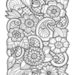Get This Adult Coloring Pages Floral Patterns Printable