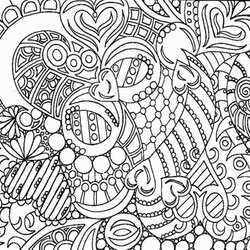 Brilliant Coloring Sheets For Adults Free Sheet Pages Adult Hard Printable Color Therapy Abstract Colouring