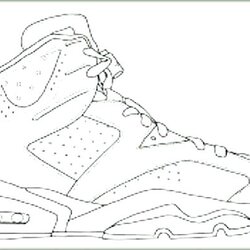 Splendid The Best Free Sneaker Coloring Page Images Download From Pages Shoe