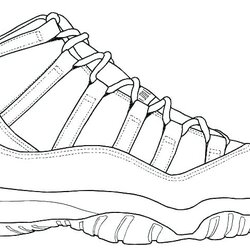 Matchless Nike Shoes Drawing At Explore Collection Of Jordan Coloring Pages Shoe Sneakers Sneaker Tennis