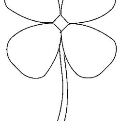 The Highest Quality Coloring Pages Four Leaf Clover Holidays St Day Color Printable Patrick