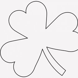 Champion Four Leaf Clover Coloring Page
