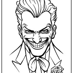 Wizard Joker Coloring Pages Free