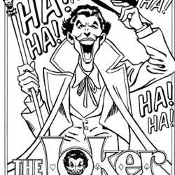 Brilliant Free Joker Coloring Pages Download Quinn Colouring