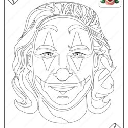 The Highest Standard Joker Printable Coloring Pages Card Page