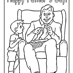Tremendous Free Coloring Pages Fathers Day Father Colouring Color Print Comments Prints