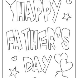 Preeminent Day Coloring Page Happy Fathers