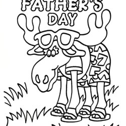 Admirable Fathers Day Coloring Pages Best For Kids Happy Page