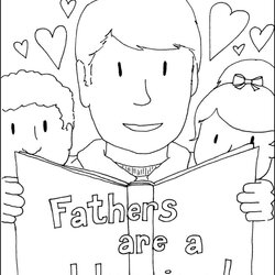 Spiffing Day Coloring Pages Free Easy Print Father Fathers Bible Children Ministry Blessing Lord Thank