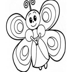 Wizard Butterfly Coloring Page Preschool And Kindergarten Pages Kids