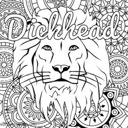 Curse Word Coloring Pages At Com Free Printable