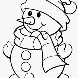 Free Christmas Printable Coloring Pages Snowman Tree Bells Sheets Color Kids Print Colouring Sheet Cartoon