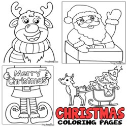 Fantastic Christmas Coloring Pages Easy And Fun