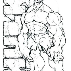 Superb Incredible Hulk Coloring Pages Free Printable At Color Print