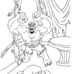 Cool Free Printable Hulk Coloring Pages For Kids Incredible Desperate Color Print Super Heroes Popular Online